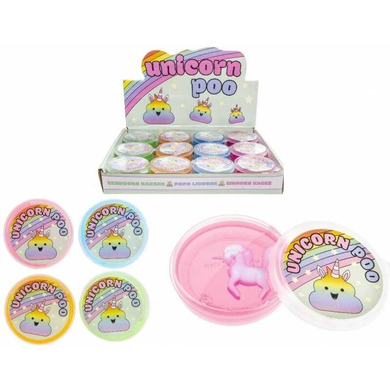 Slime de unicornio con figura