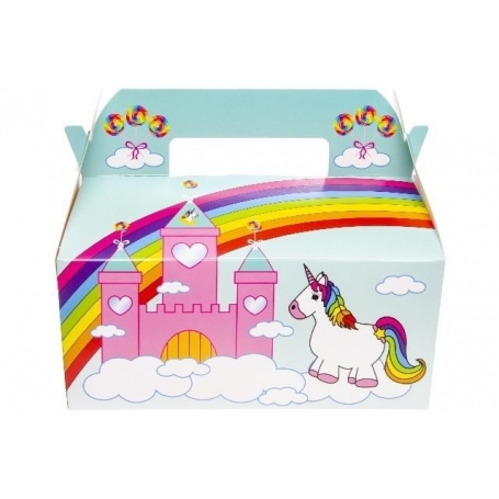 caja para regalos unicornio