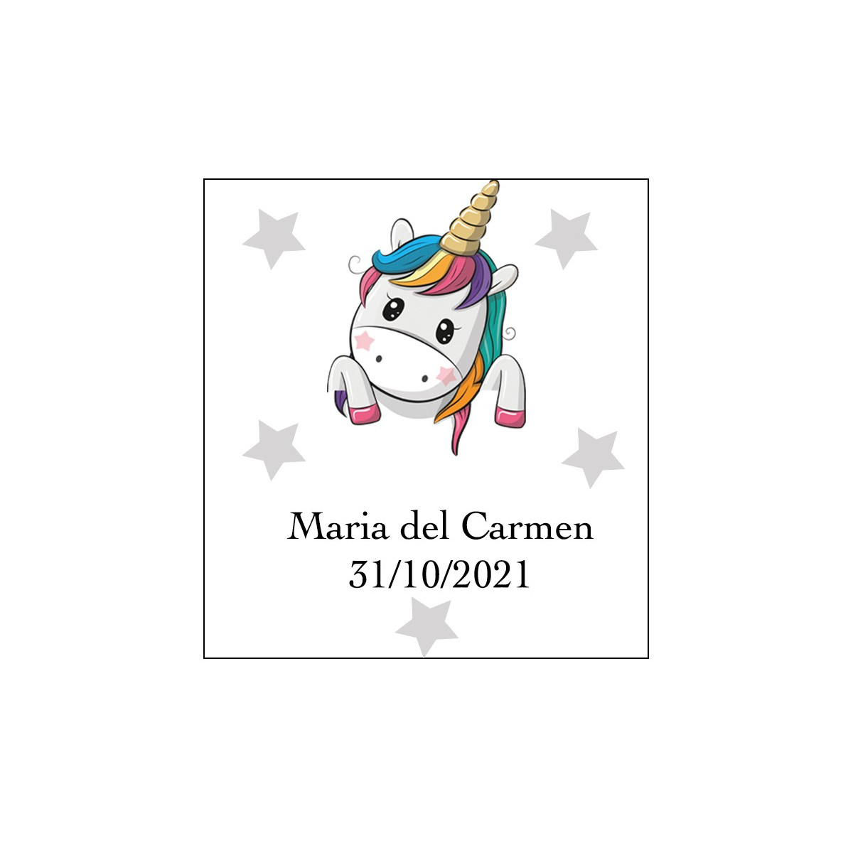 Regalo de cumpleaños para niña 5 - unicornio' Pegatina