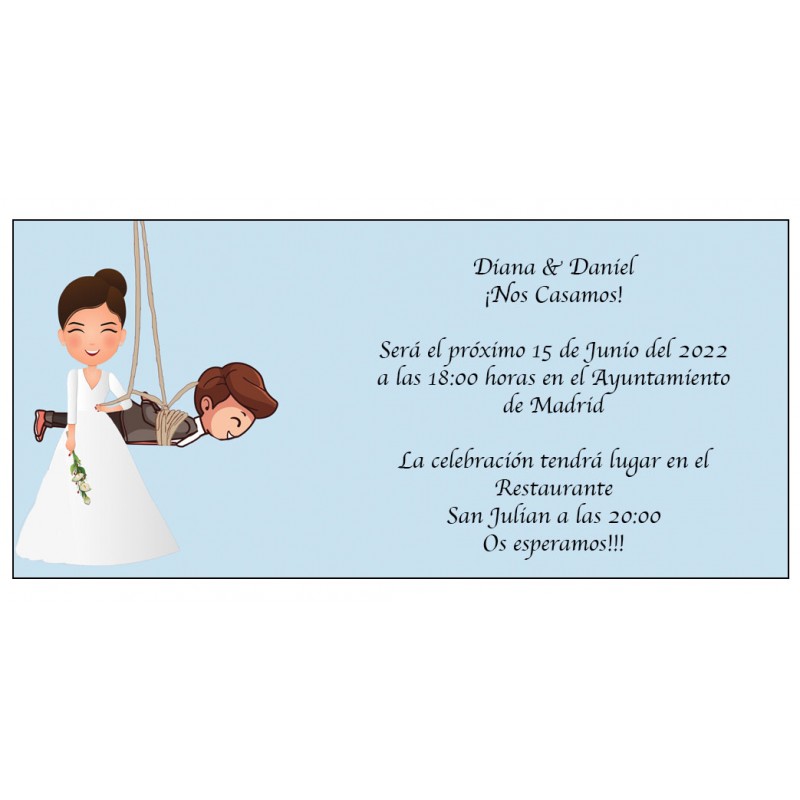 Invitacion De Boda Graciosa