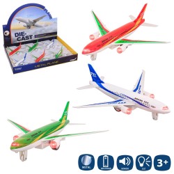 3 candele blu avion 12 cm