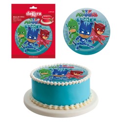 Disco Oblea Tarta Pj Masks 20Cm