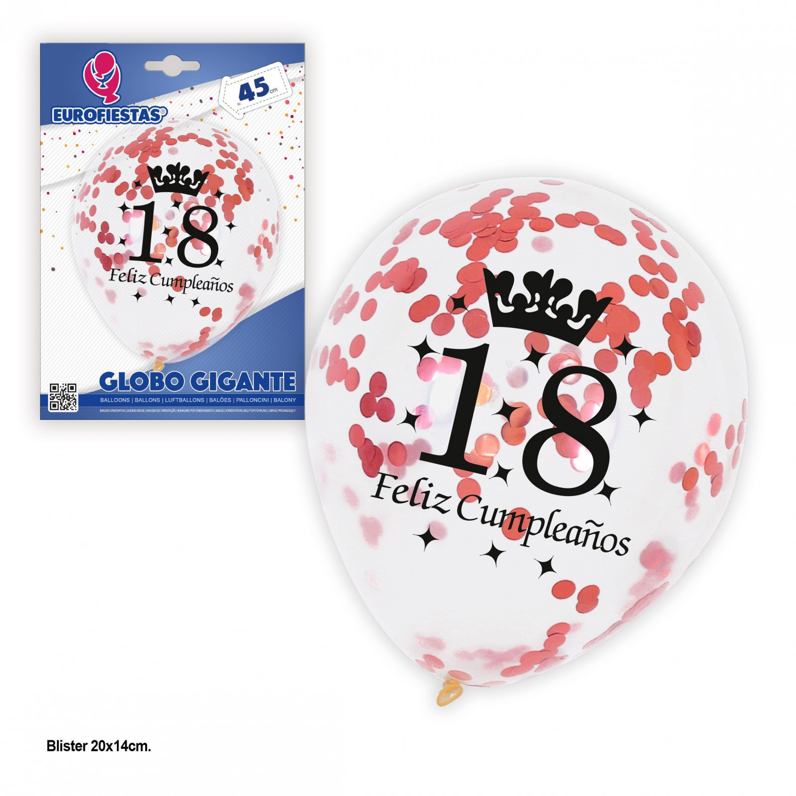 Set 10 Globos Dorado Rosa Cumpleaños Confetti Decoración
