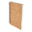 Libreta con anillas corcho natural