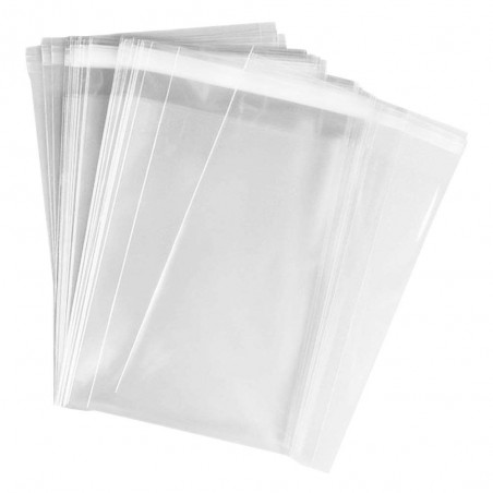 Bolsas rectangulares transparentes y de cucurucho vacías para chuches