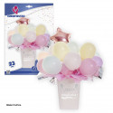 Set globos con jarron pastel