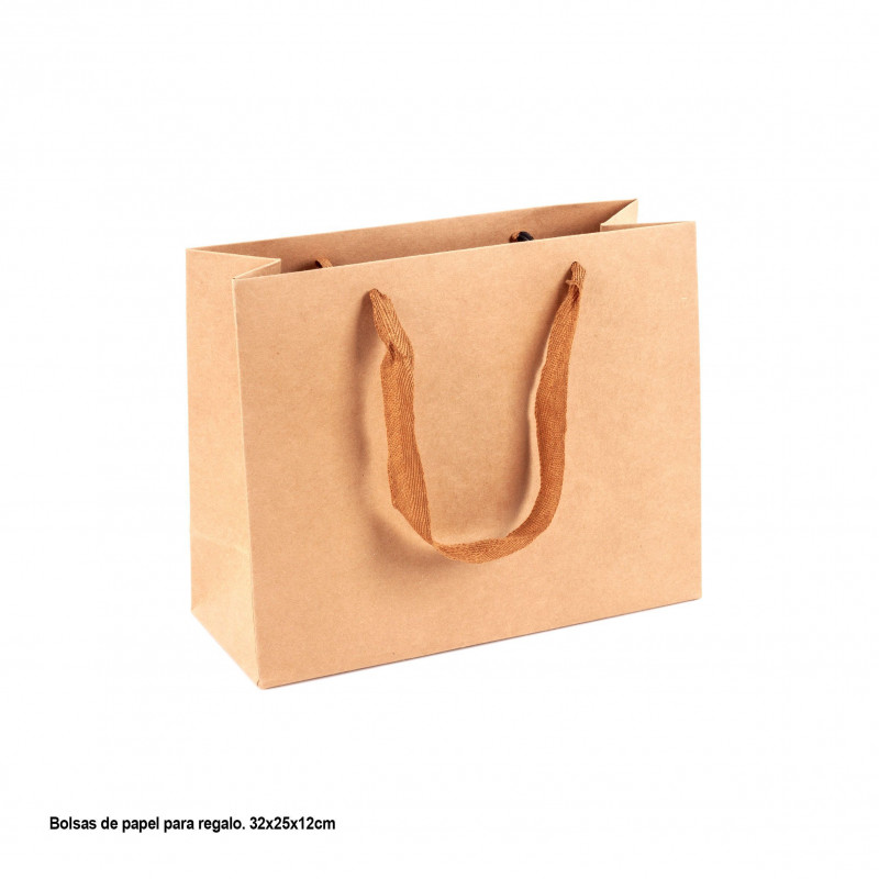 Bolsa regalo craft 32x25x12cm med