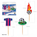 Velas futbol camiseta barcelona 3pcs