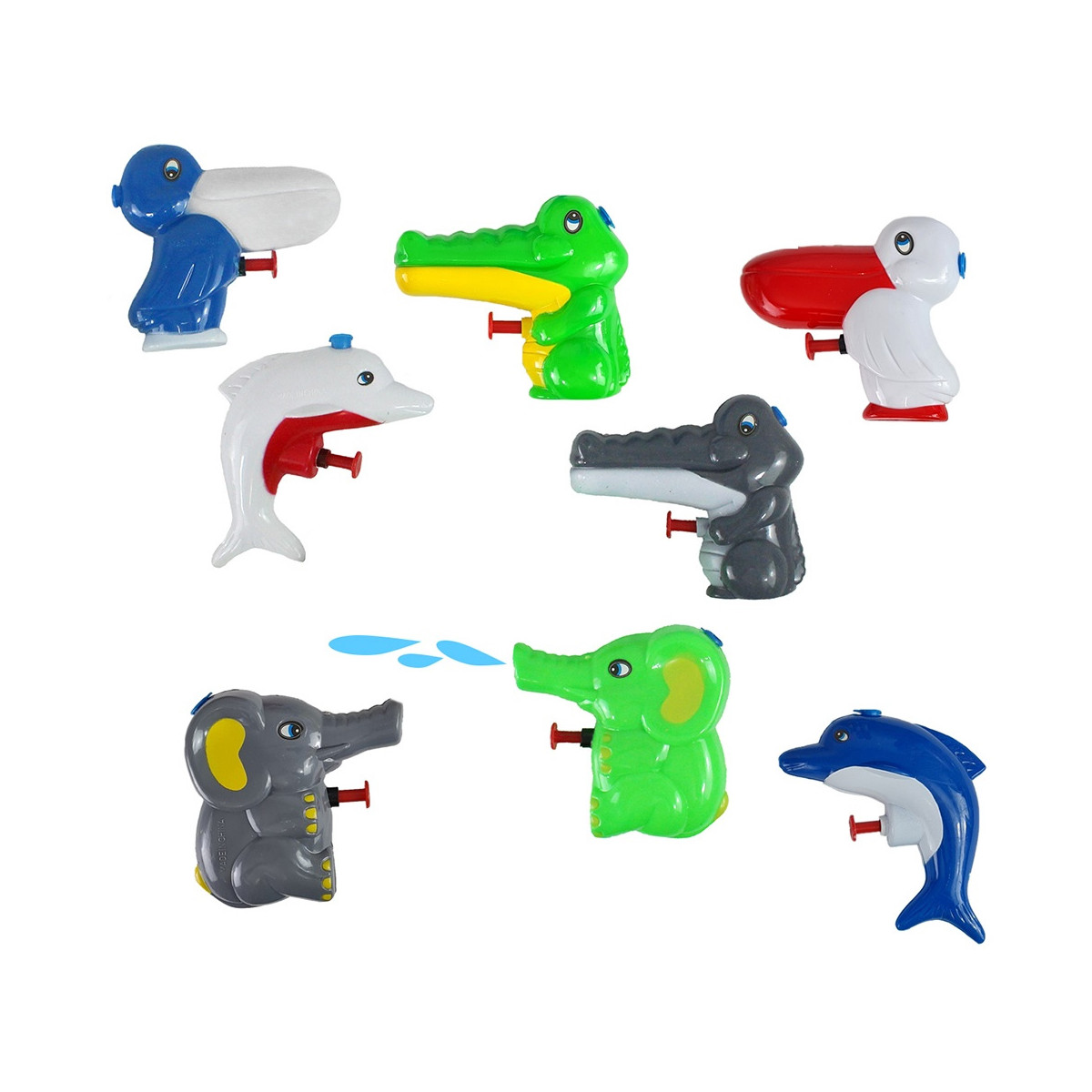 Pistola de agua con forma de animales divertida para jugar