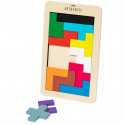 Puzzle tetris para niños en madera con bolsa de regalo