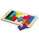 Puzzle tetris para niños en madera con bolsa de regalo