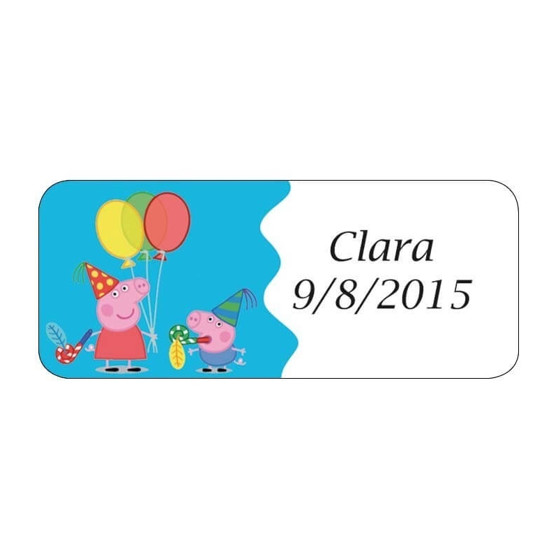 American Greetings Tarjeta de cumpleaños para niña con pegatinas (Peppa Pig)