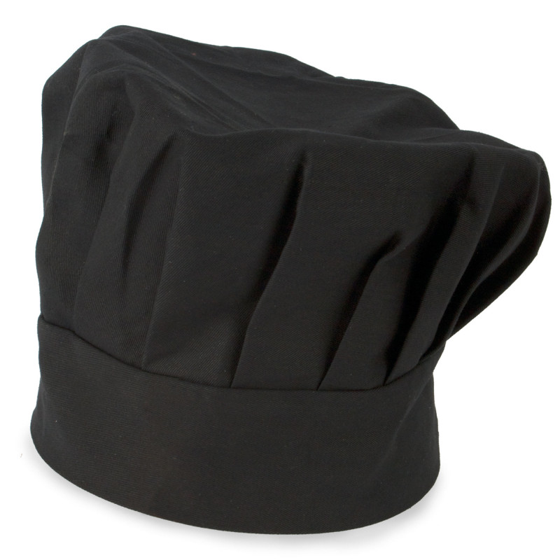 Gorro de cocinero negro