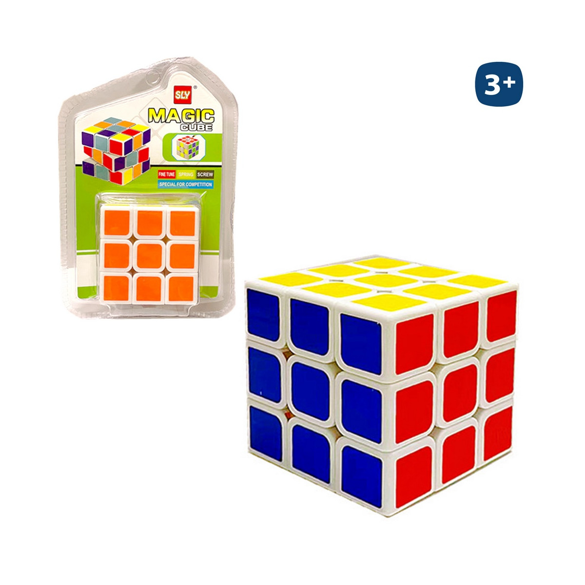 Cubo mágico de rubik juego de habilidad para niños y adultos