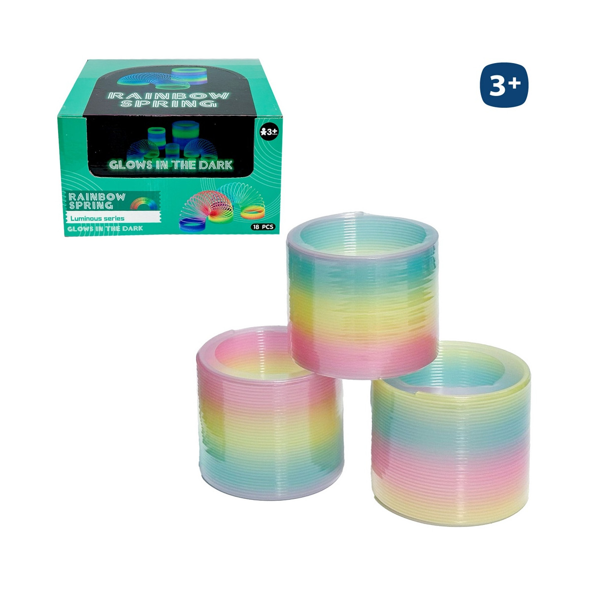 Muelle infantil para jugar estilo arcoiris