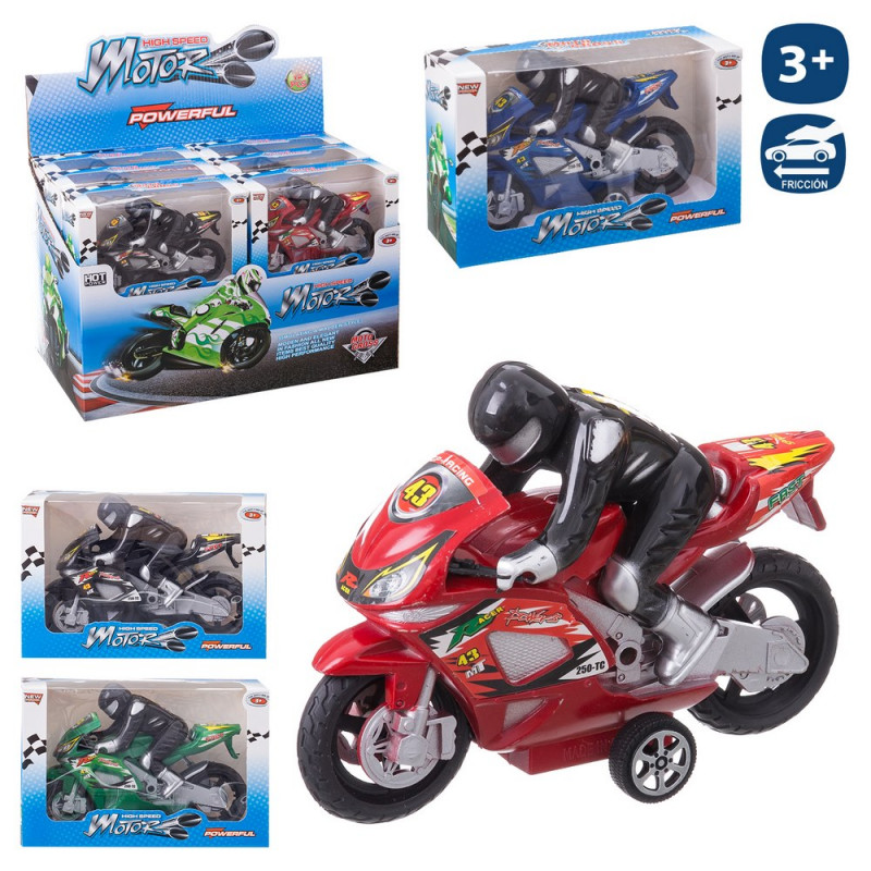 Moto de carreras para niños