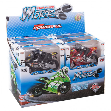 Moto de carreras para niños