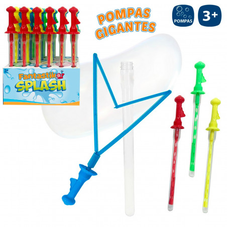 Espada pompero para pompa gigante para detalles niños
