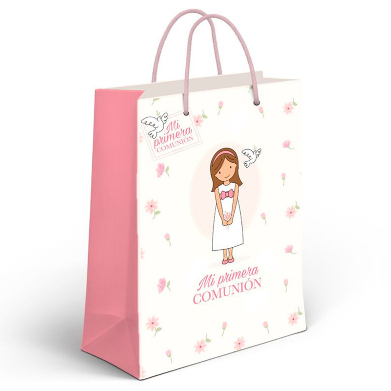 Bolsa grande para regalos de comunión para niñas