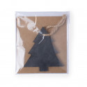 Adorno navideño pizarra en forma de árbol o estrella - Adorno navideño pizarra en forma de árbol o estrella