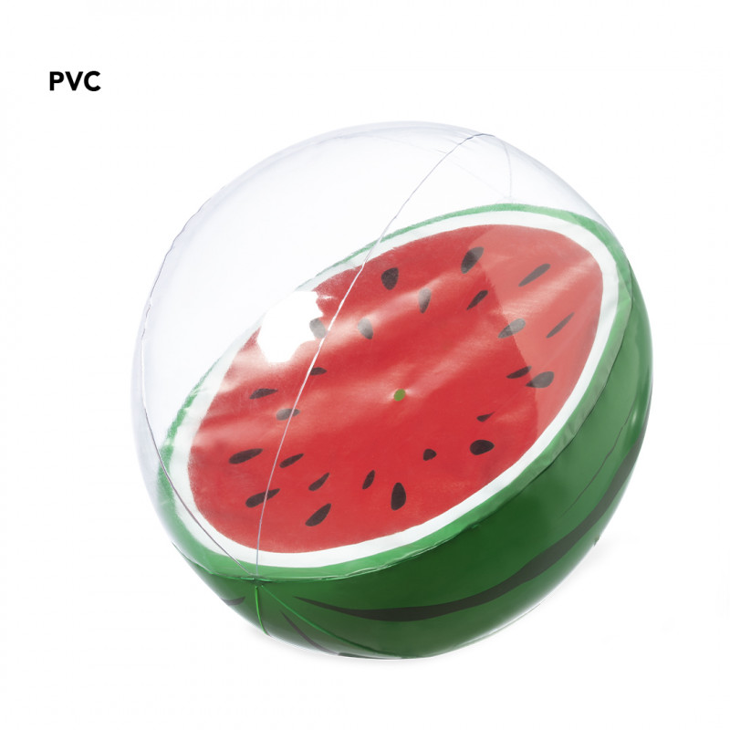 Pelota de playa hinchable con diseños de fruta para el verano