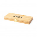 Destornillador con puntas cambiables y llaves en caja de madera - Destornillador con puntas cambiables y llaves en caja de madera