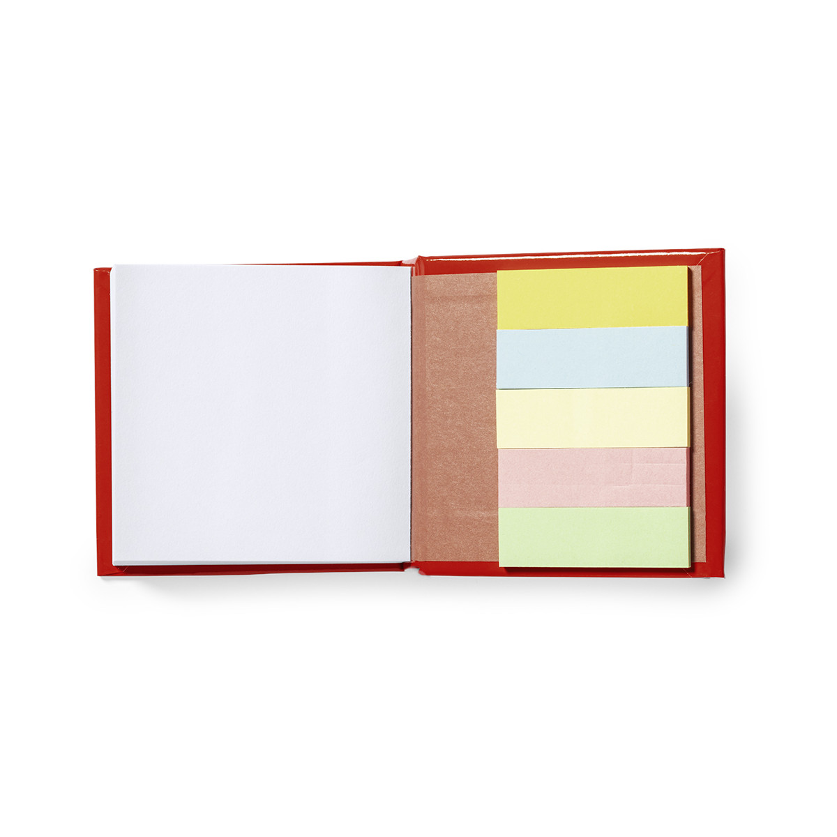 Portanotas para escritorio con hojas blancas y notas adhesivas de colores - Portanotas Codex