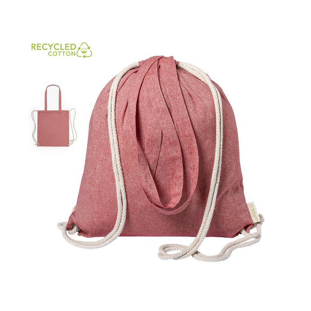 Bolsa mochila de cuerdas con asas de varios colores - Bolsa Mochila Fenin