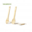 Utensilios de ensalada en madera de bambú para llevar - Set Ensalada Berter