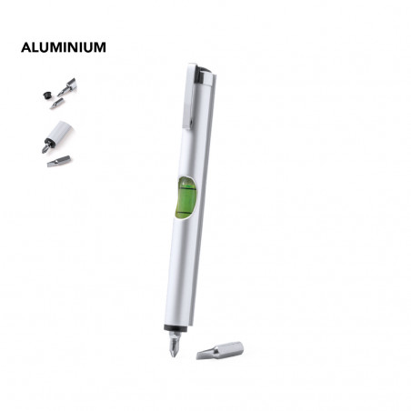 Multiherramienta aluminio con clip metálico - Multiherramienta Loulan