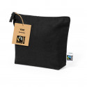 Neceser color negro algodón fairtrade para regalar - Neceser Yink Fairtrade