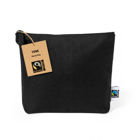 Neceser color negro algodón fairtrade para regalar - Neceser Yink Fairtrade