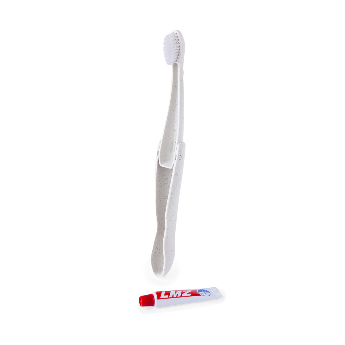 Cepillo de dientes plegable con pasta mini portable para bolso - Set Amondo