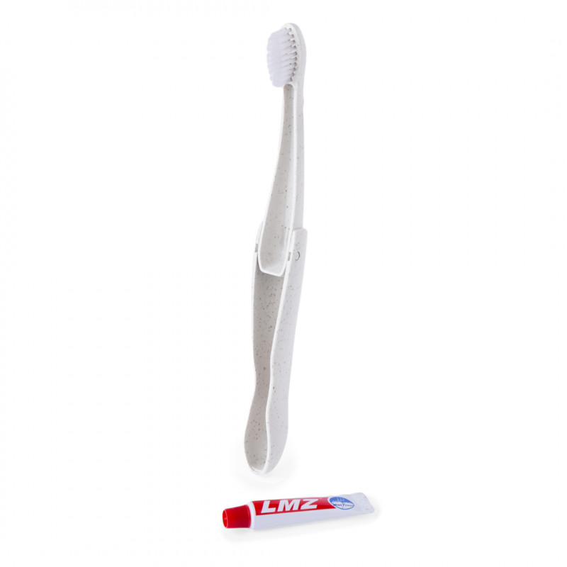 Cepillo de dientes plegable con pasta mini portable para bolso