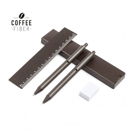 Accesorios de escritura eco sostenible de fibras de café para regalar - Set Proston