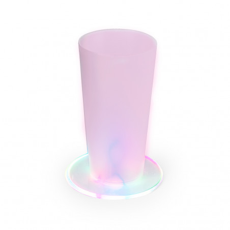 Posavasos led con 6 colores para iluminar vasos y botellas de bebidas - Posavasos Vitaly