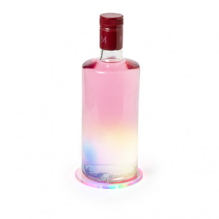 Posavasos led con 6 colores para iluminar vasos y botellas de bebidas - Posavasos Vitaly
