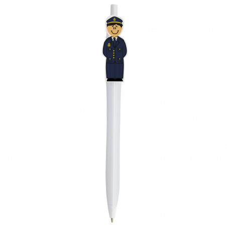 Bolígrafo con figura de policía para regalar