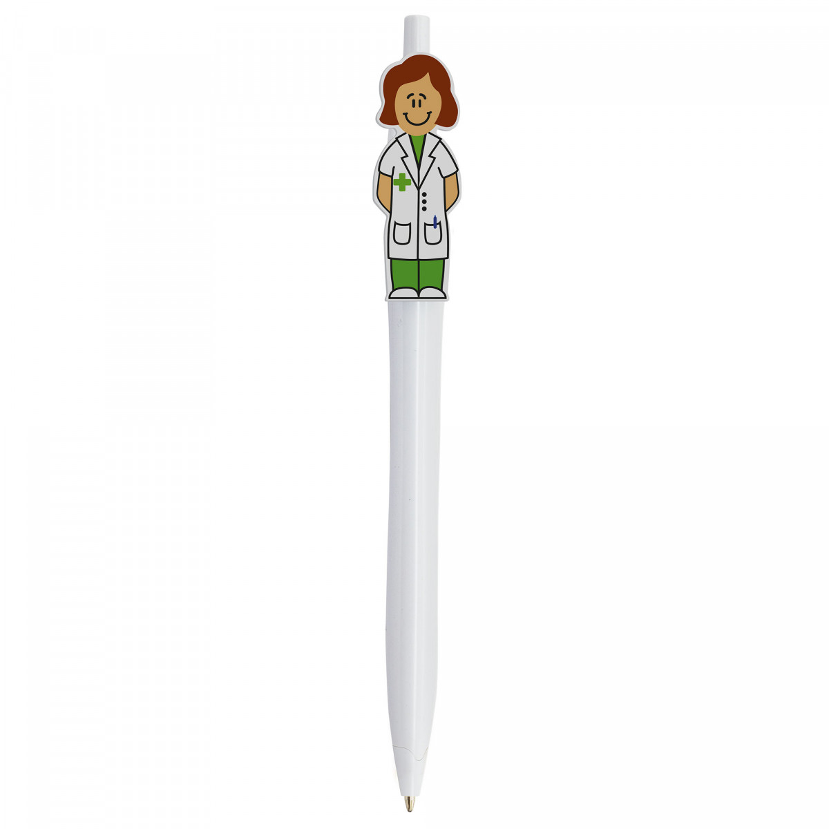 Bolígrafo con figura de Farmacéutica mujer para regalar