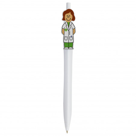 Bolígrafo con figura de Farmacéutica mujer para regalar