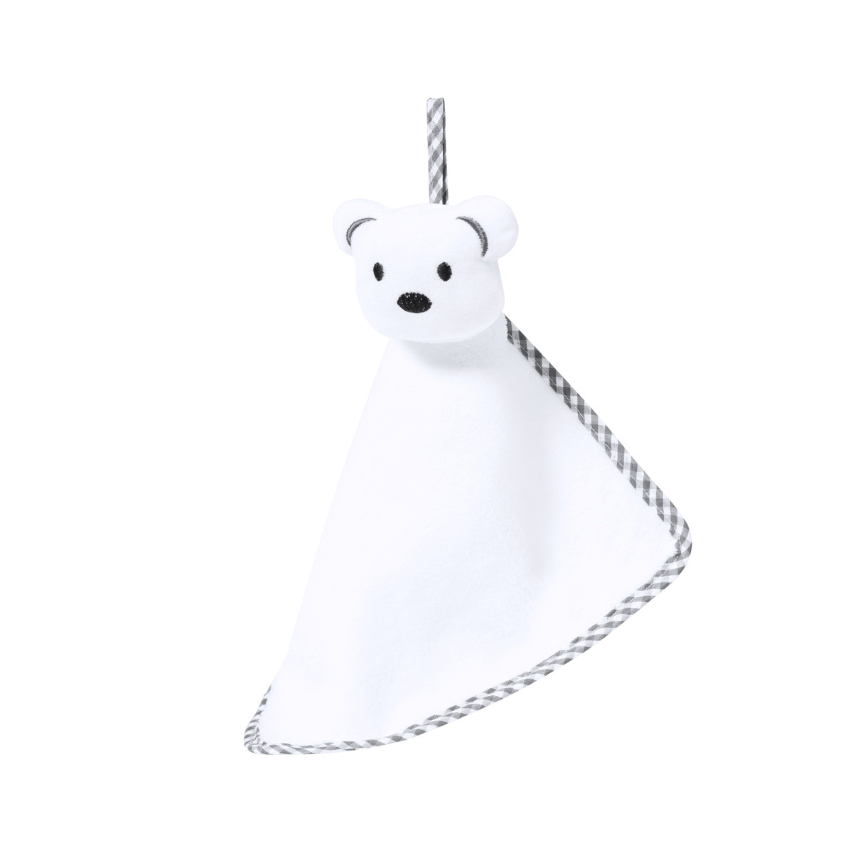 Peluche dudú para bebés en forma de osito blanco - Doudou Turam