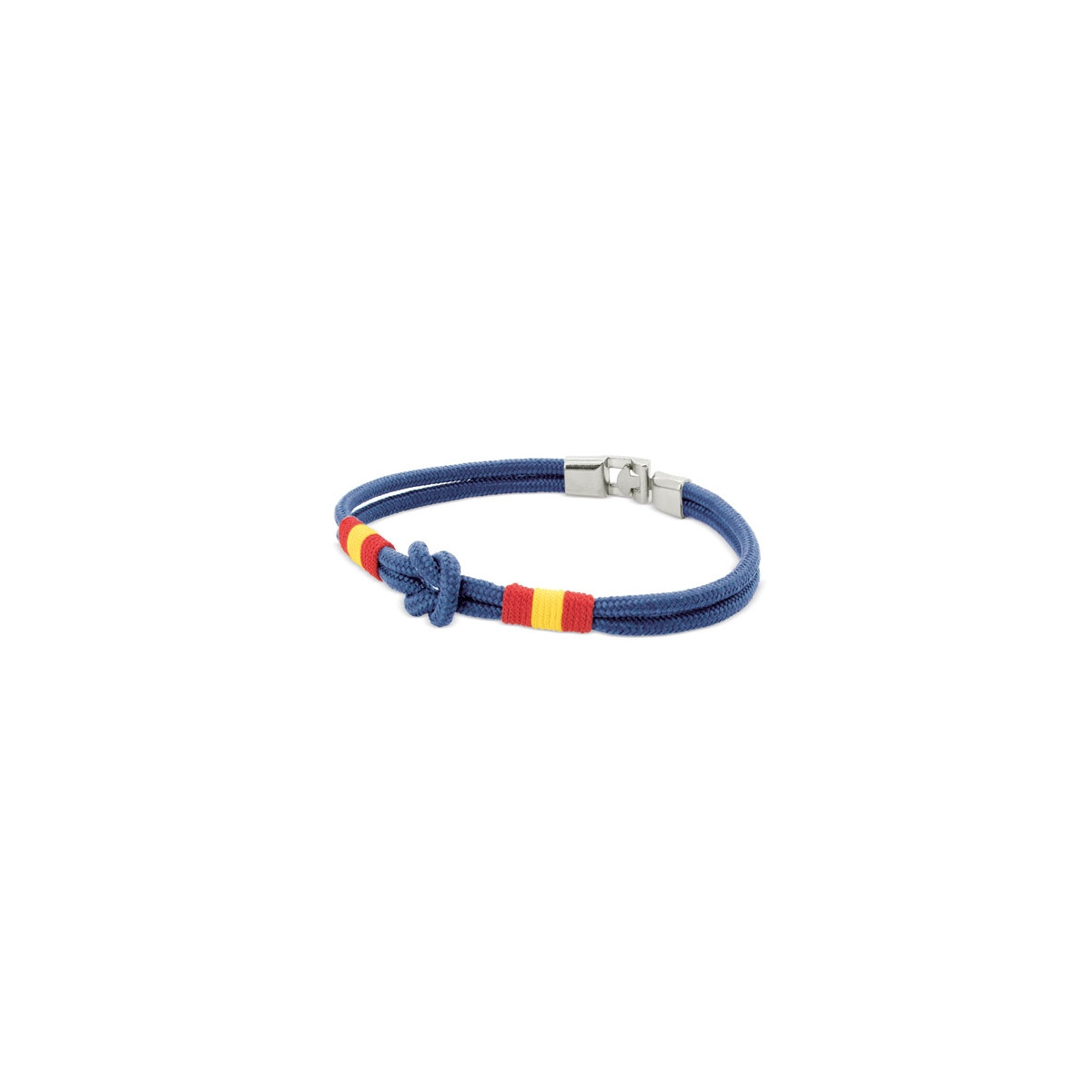 Pulsera cuerda hombre con nudo marinero - Pulsera Bandera España  Barlovento