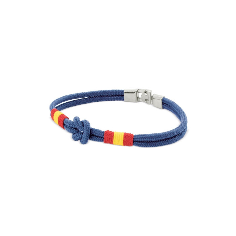 Pulsera cuerda hombre con nudo marinero