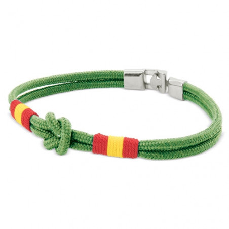 Pulsera cuerda hombre con nudo marinero