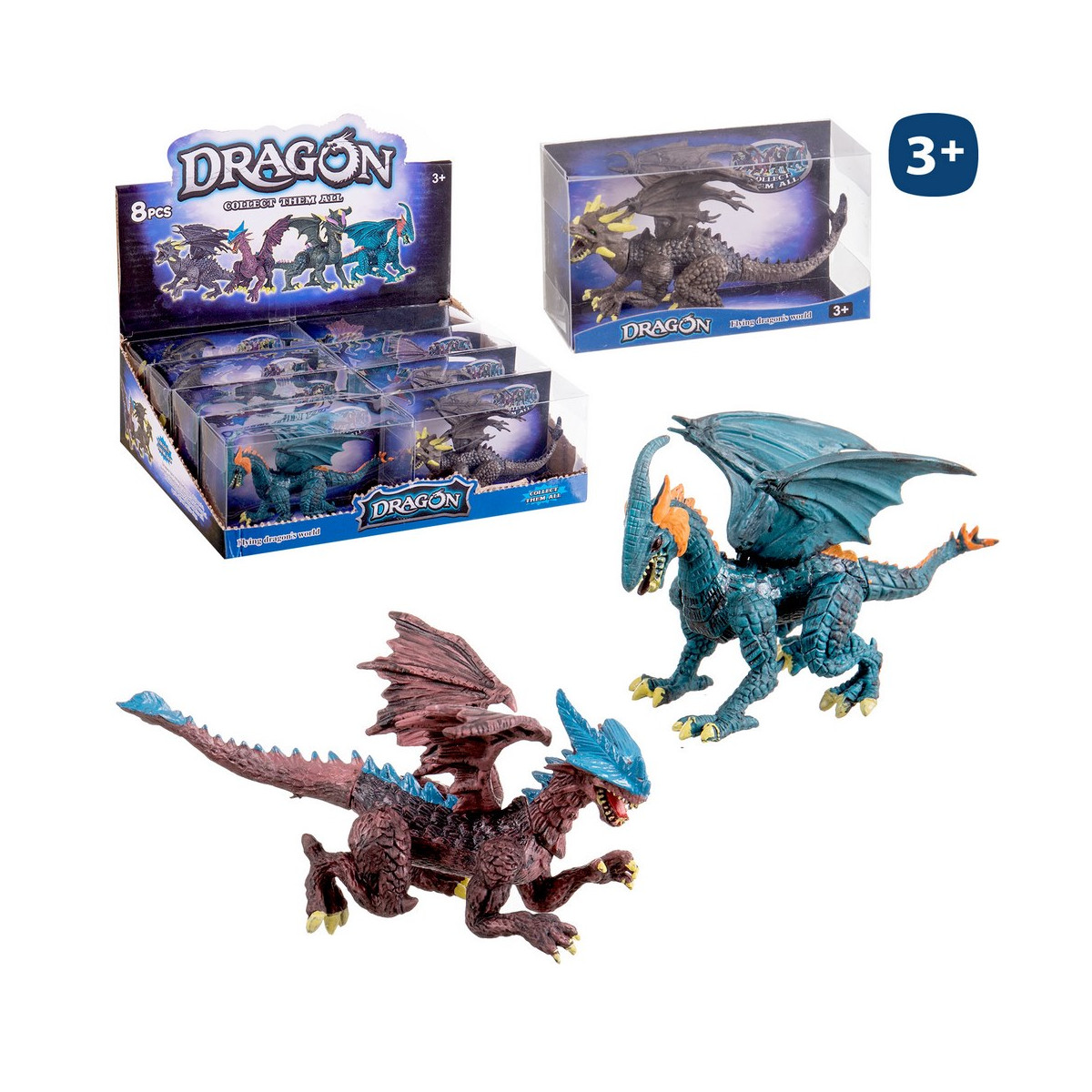 Dragón figura de vinilo para jugar