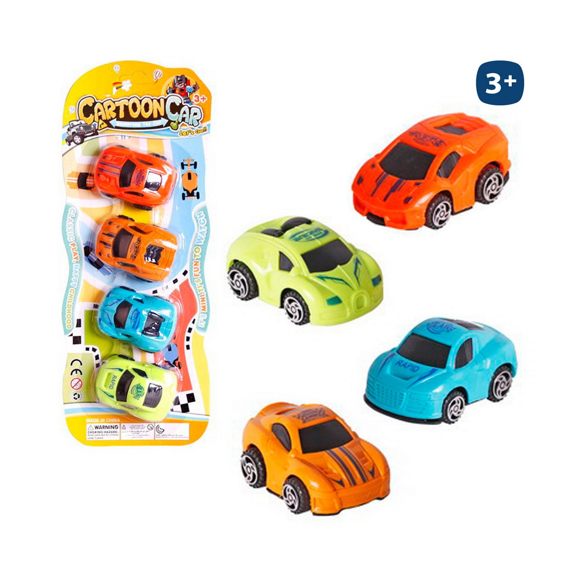 Coches deportivos en miniatura de juguete set de 4