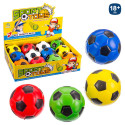 Pelota de foam diseño fútbol colores 10cm. para jugar