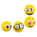 Pelota de foam diseño emoticono 10cm. para niños y niñas