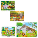 Puzzle de 24 piezas animales salvajes selva infantil