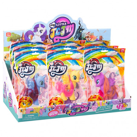 Poni unicornio figura con alas para jugar y regalar